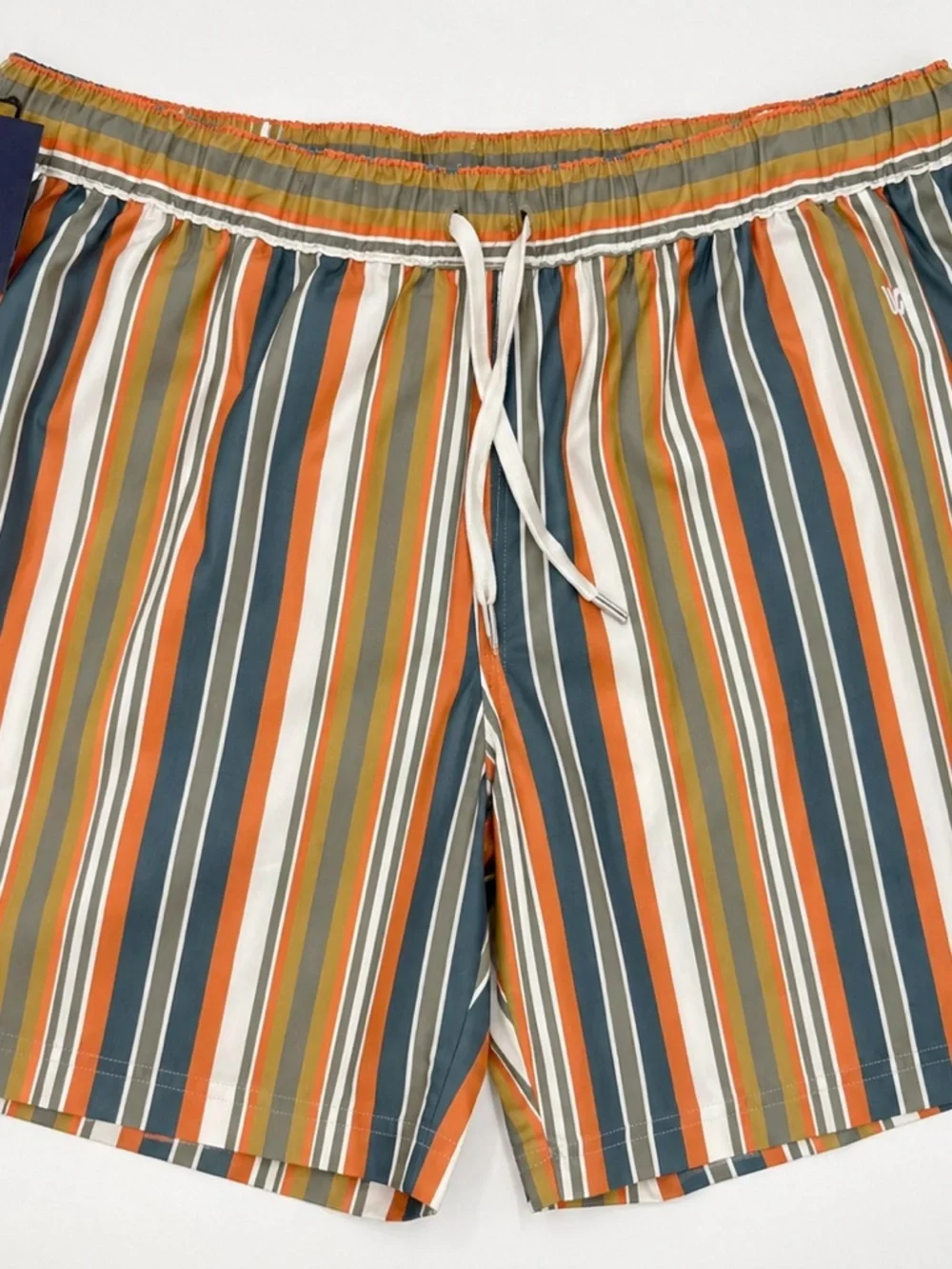 VRST Men's Multicolor Vertical Stripe Swim Casual Summer Shorts NWT Size Small